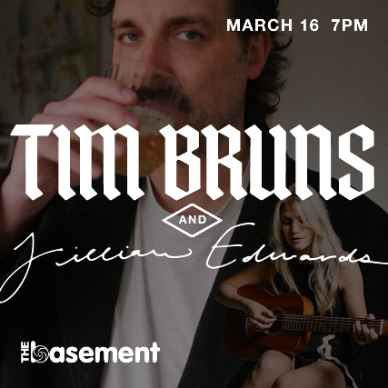 Tim Bruns w/ Jillian Edwards at The Basement – Nashville, TN