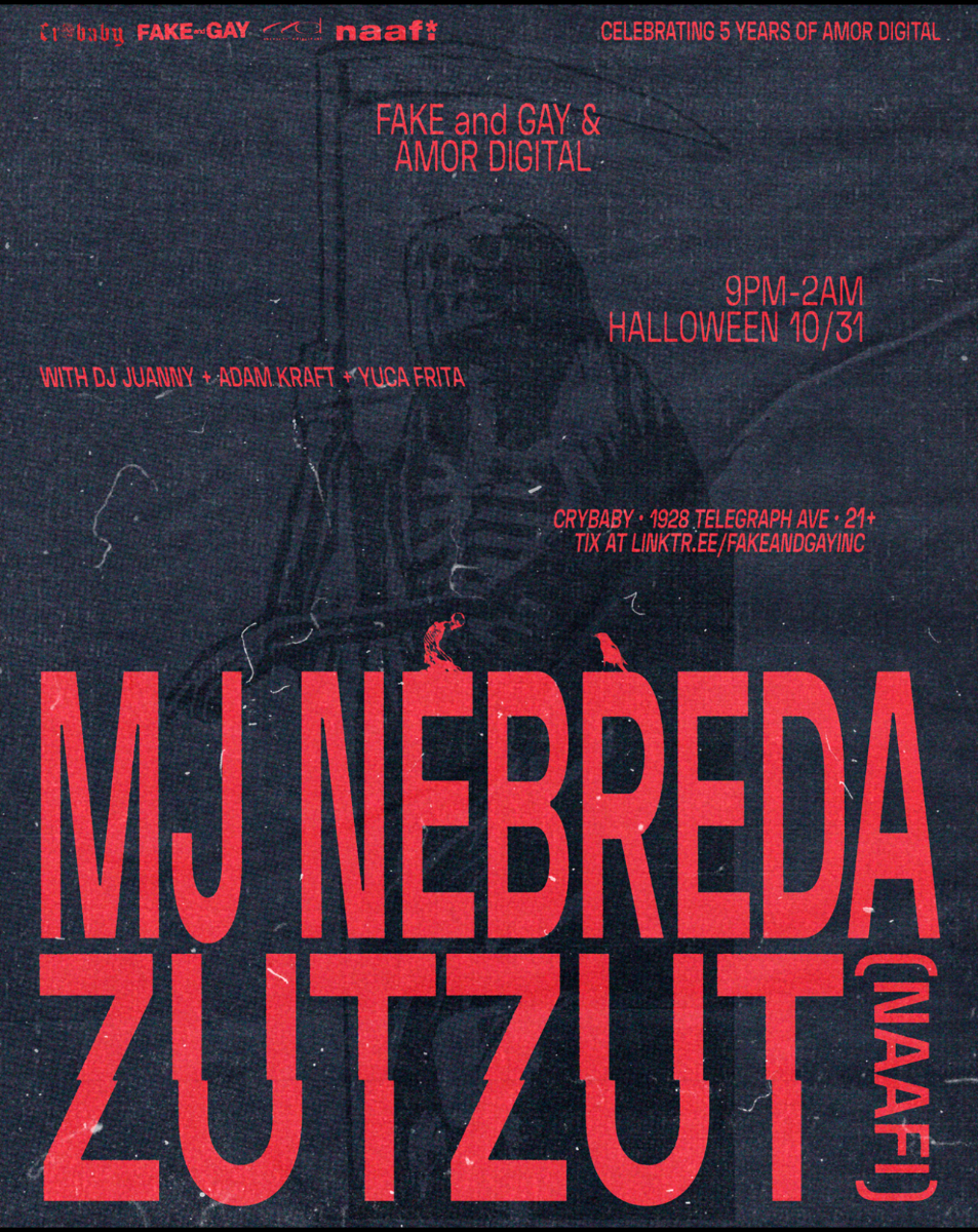 AMOR DIGITAL x FAKE and GAY Halloween: MJ Nebreda + Zutzut (NAAFI)