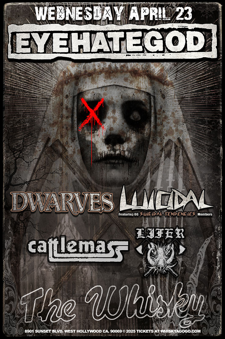 Eyehategod, The Dwarves, Luicidal , Cattlemass, Lifer