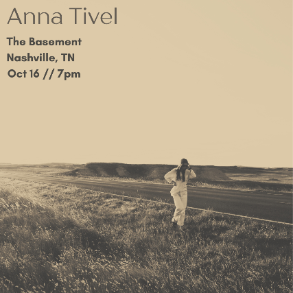 Anna Tivel at The Basement – Nashville, TN