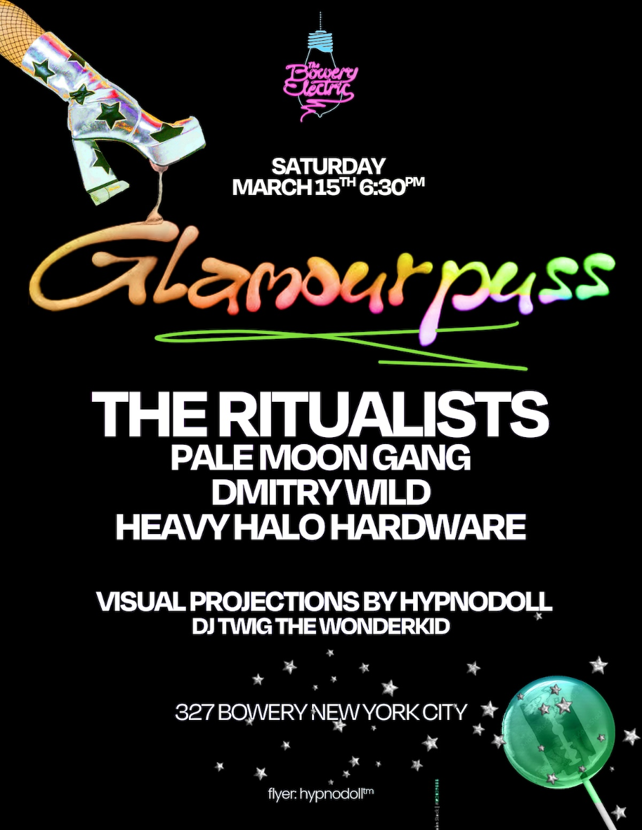 GLAMOURPUSS with The Ritualists, Pale Moon Gang, Dmitry Wild, Heavy Halo Hardware