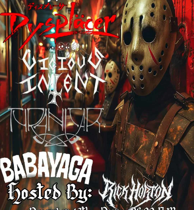 Dysplacer / Vicious Intent / Tyranitar / Babayaga at The Bug Jar – Rochester, NY