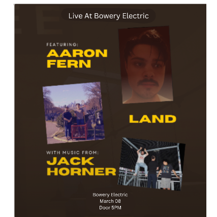 Aaron Fern • LAND • Jack Horner