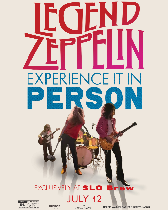 An Evening with Legend Zeppelin at SLO Brew Rock – San Luis Obispo, CA