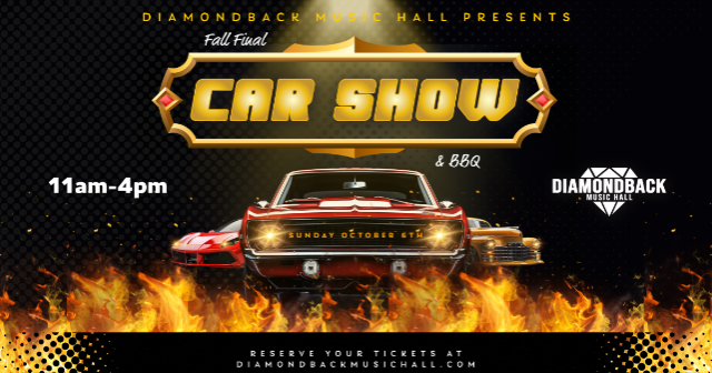 Fall Final Car Show & BBQ at Diamondback Music Hall – Belleville, MI