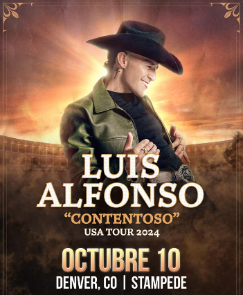 Luis Alfonso Contentos USA Tour 2024 at Stampede – Aurora, CO