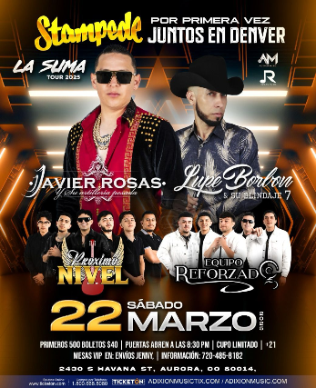 Javier Rosas – Lupe Borbon – Proximo Nivel – Equipo Reforzado at Stampede – Aurora, CO