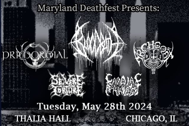 Bloodbath with Primordial, Archgoat, Severe Torture, and Cardiac Arrest presented by Maryland Death Fest