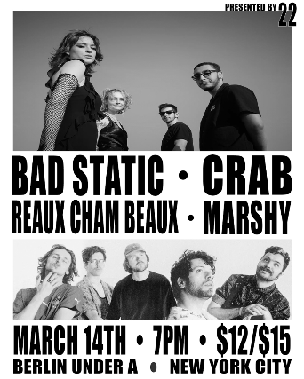 Bad Static | Crab | Reaux Cham Beaux | Marshy