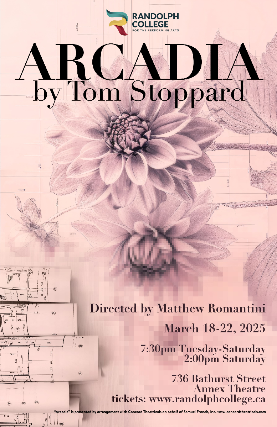 Randolph College Presents Arcadia by Tom Stoppard at Annex Theatre – Toronto, ON