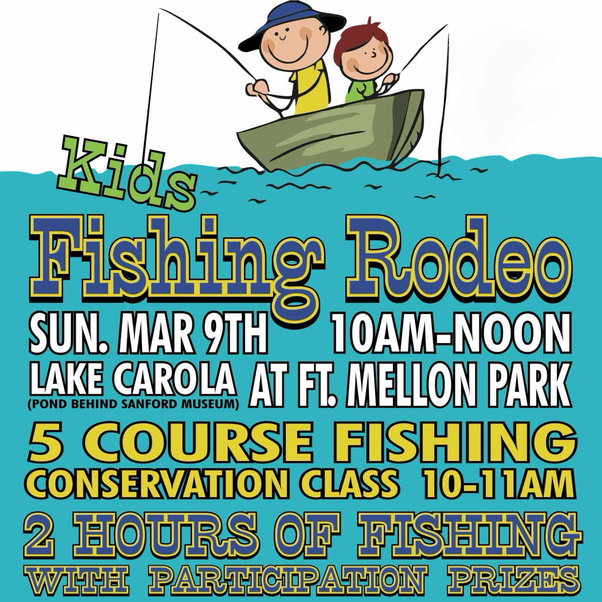 Fishing Rodeo Raffle Ticket KIDS FISHING RODEO - West End Trading Co.