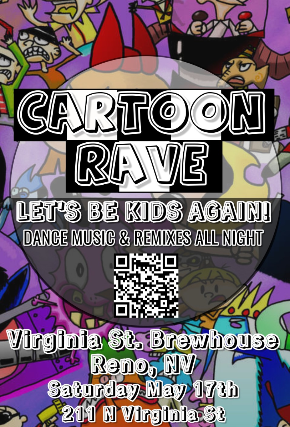 Tickets for Cartoon Rave | TicketWeb - Virginia Street Brewhouse in ...