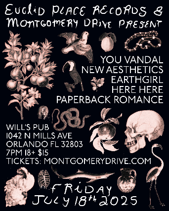 Euclid Place Florida Takeover featuring You Vandal, New Aesthetics, Earthgirl, Here Here, and Paperback Romance