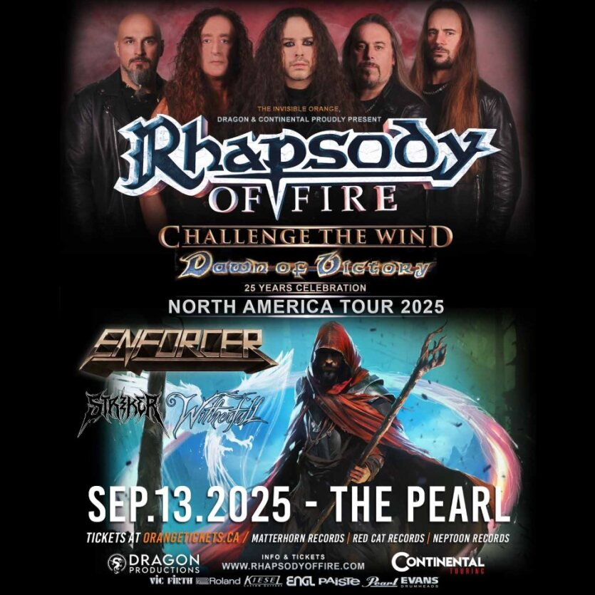 Rhapsody Of Fire + Enforcer + Striker + Witherfall