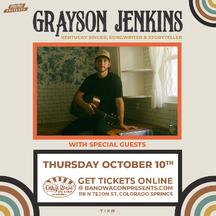 Grayson Jenkins at Oskar Blues Colorado Springs – Colorado Springs, CO