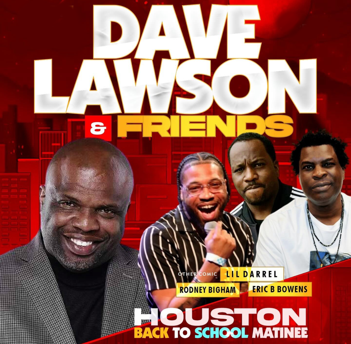 Dave Lawson & Friends: Back to School Comedy Show