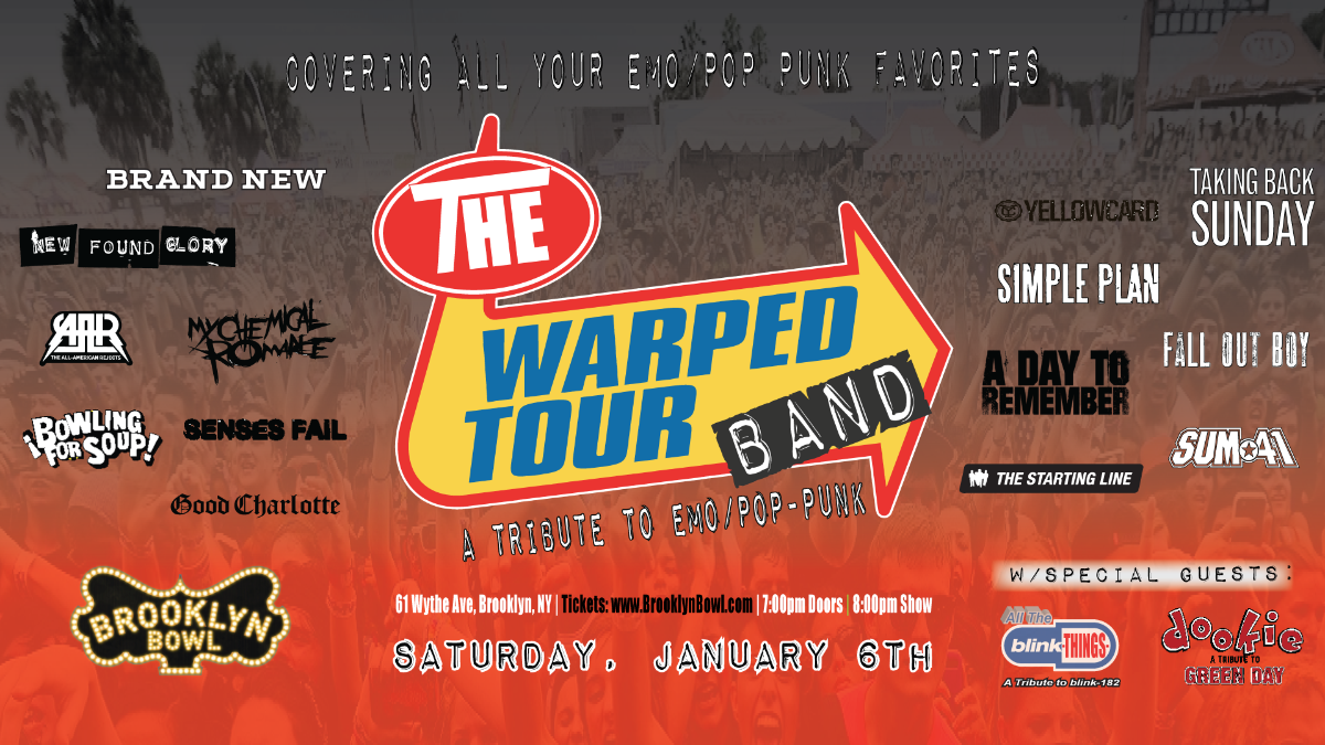 The Warped Tour Band Brooklyn Bowl