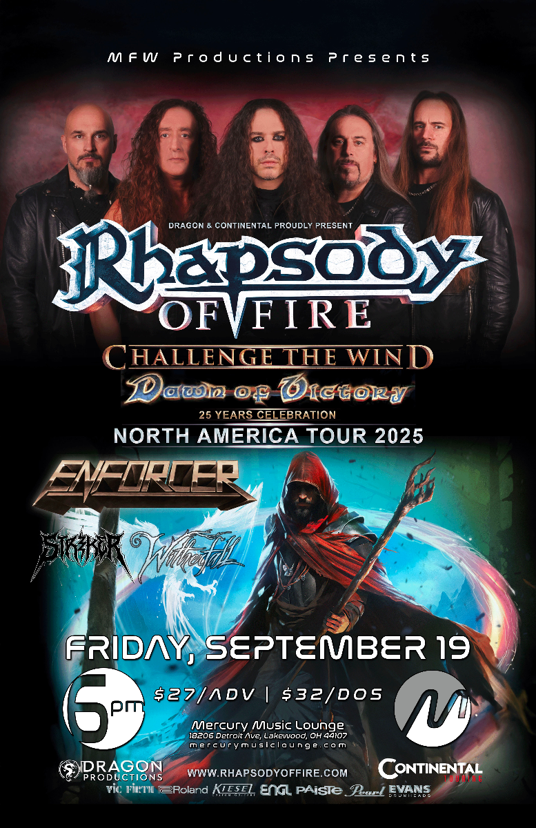 Rhapsody of Fire, Enforcer, Striker, Witherfall
