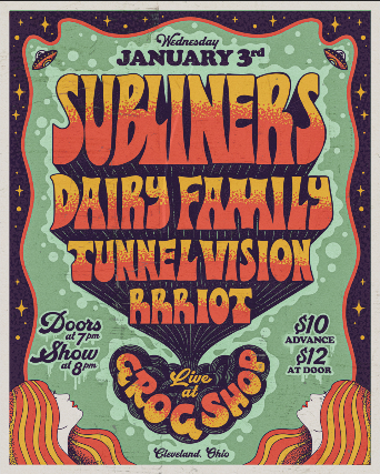 Subliners / Dairy Family / Rrriot / Tunnelvision