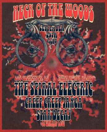 The Spiral Electric/ Creep Creep Janga/ Star Decay at Neck of the Woods – San Francisco, CA