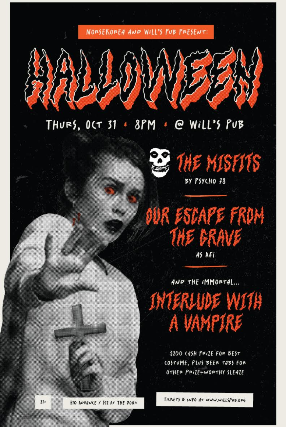 Norsekorea and Will’s Pub Present: Halloween at Will’s Pub – Orlando, FL