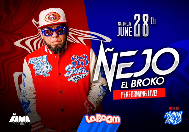 Ñejo El Broko Performing LiVE! @LaBoomNY