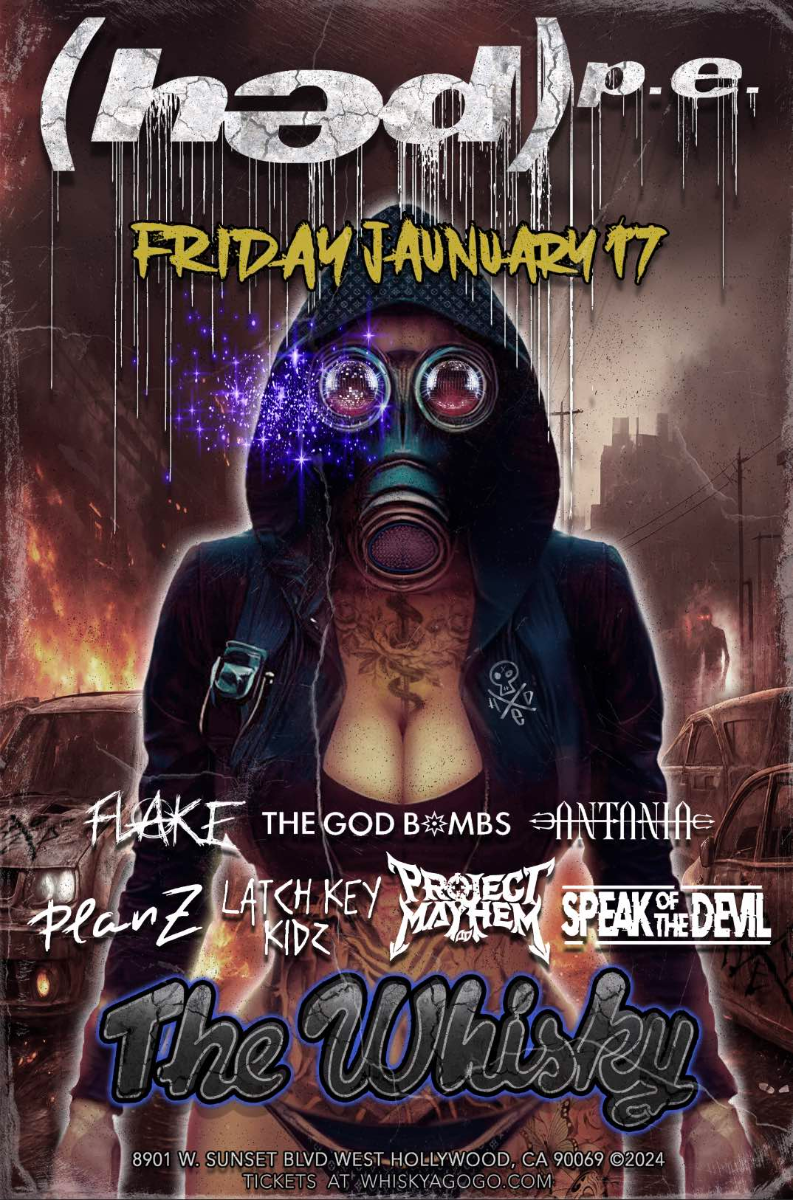 Hed PE, Flake, Project Mayhem AD, The God Bombs, Antania, Plan Z, Speak of the Devil, Latchkey Kidz