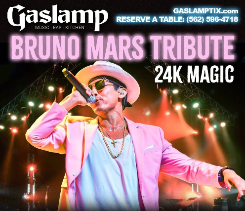 BRUNO MARS Tribute 24K MAGIC at Gaslamp Long Beach – Long Beach, CA