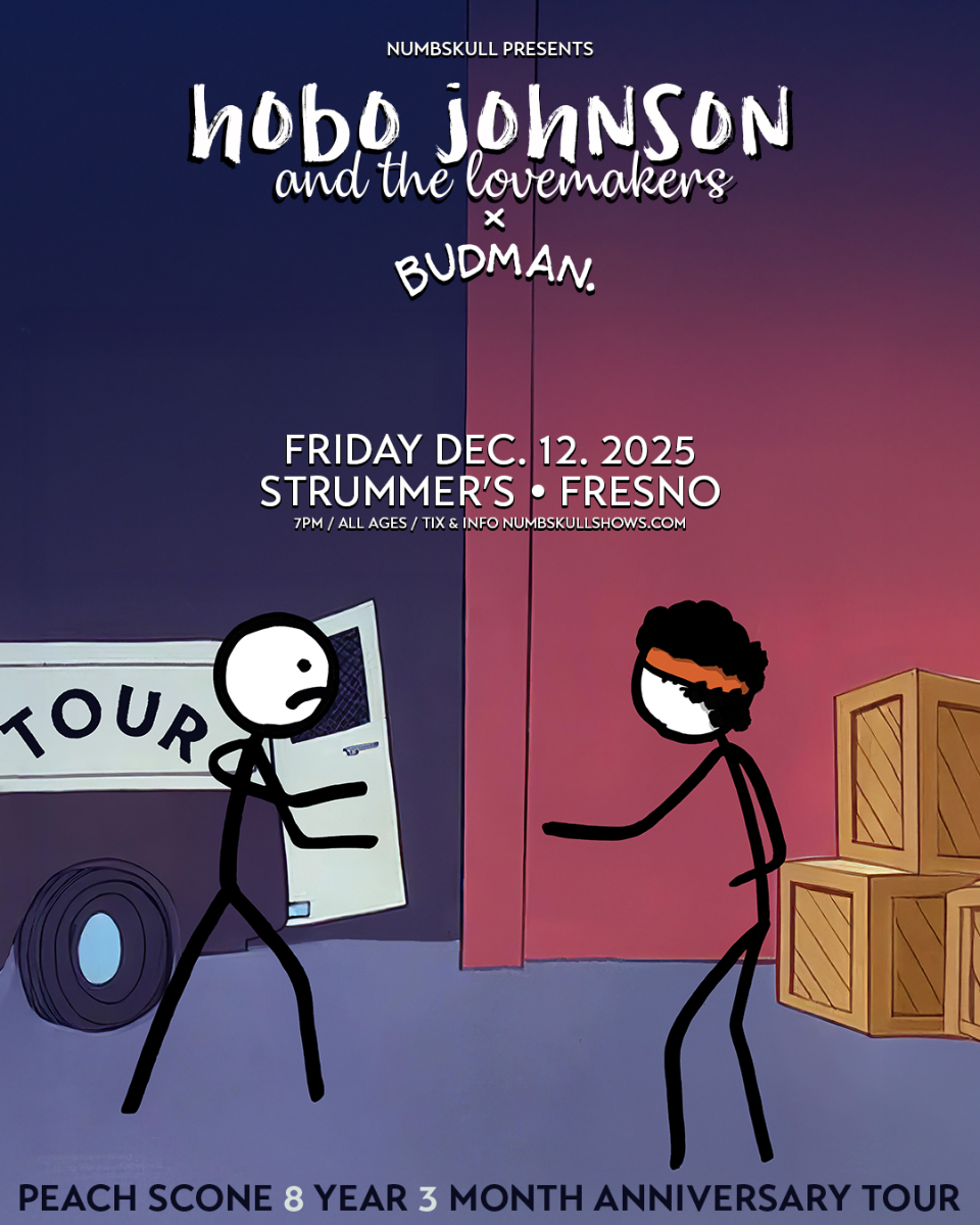 HOBO JOHNSON AND THE LOVEMAKERS Peach Scone 8 Year 3 Month Anniversary T...