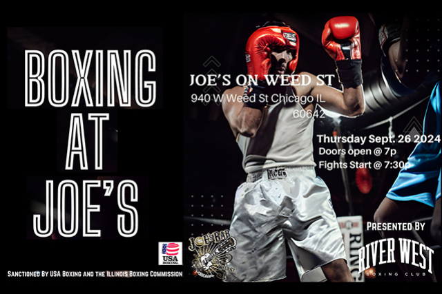 River West Boxing Club Presents: USA Boxing at Joe’s on Weed Street – Chicago, IL