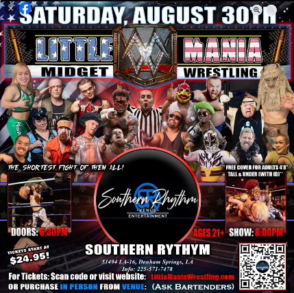 little Mania at Southern Rhythm Venue & Entertainment – Denham Springs, LA