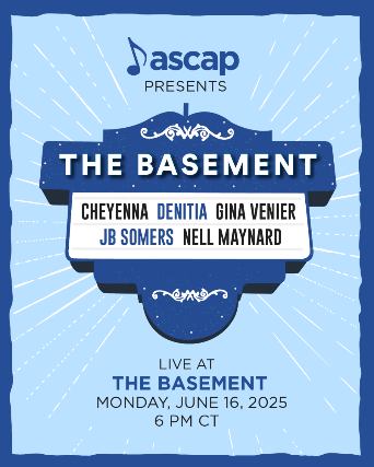 ASCAP Pride Showcase feat. Cheyenna, Denitia, Nell Maynard, JB Somers, Gina Venier