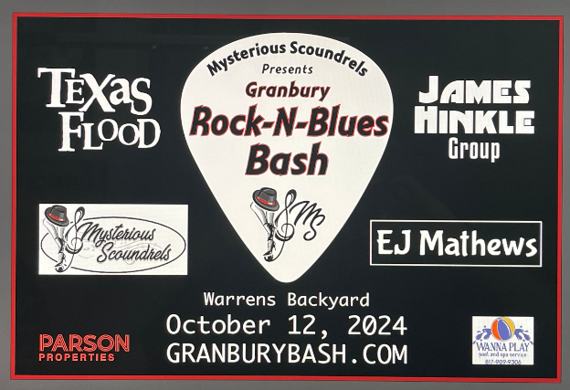 3rd Annual Granbury Rock-n-Blues Bash at Warren’s Backyard – Granbury, TX