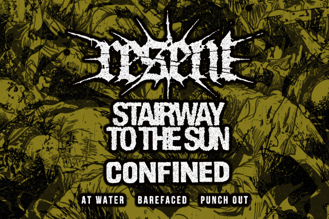 Resent, Stairway To The Sun, Confined, At Water, Barefaced, Punch Out at The Sanctuary Detroit – Hamtramck, MI