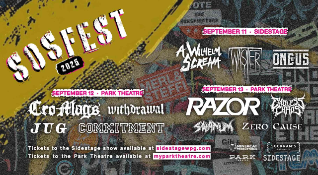 SOS Festival 2025 – Park Theatre 2 day pass at The Park Theatre – Winnipeg, Canada