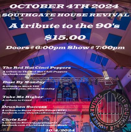 A Tribute to The 90’s Show at The Southgate House Revival – Sanctuary – Newport, KY