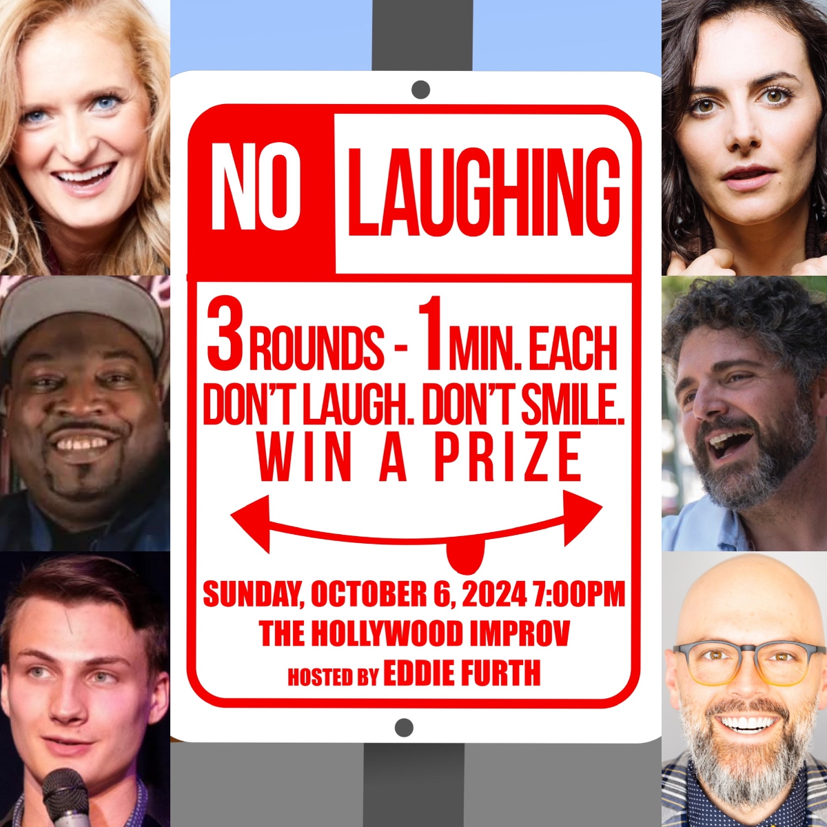No Laughing! ft Eddie Furth, Kim McVicar, Meredith Casey, Jay Washington, Sandro Iocolano and Eliot Mack!