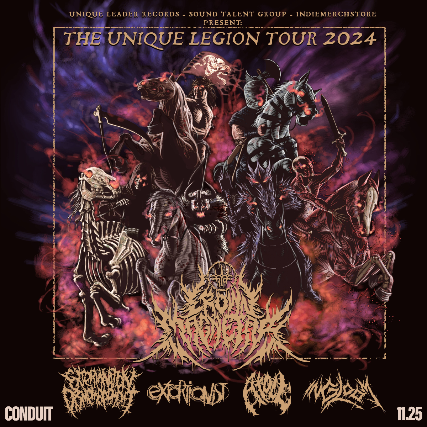 Crown Magnetar, Extermination Dismemberment, Extortionist, and Atoll in Orlando at Conduit – Winter Park, FL