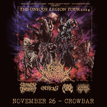 Crown Magnetar, Extermination Dismemberment, Extortionist, and Atoll in Tampa at Crowbar – Tampa, FL