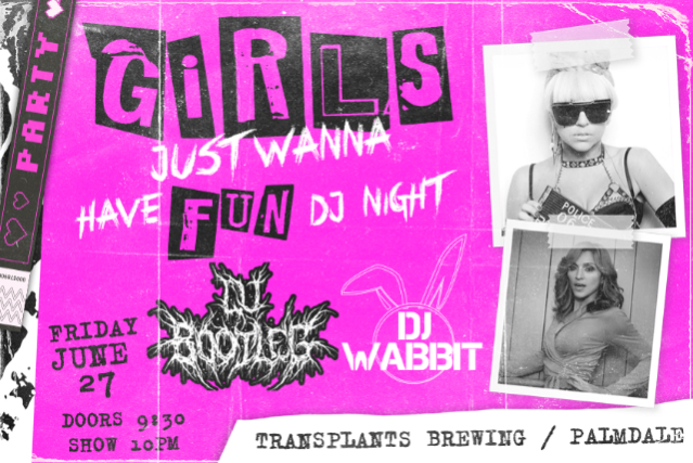 Girls Just Wanna Have Fun DJ Dance Party with DJ Bootleg & DJ Wabbit