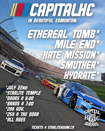 Ethereal Tomb w/ Mile end, Hate Mission, Smuther, Hydrate