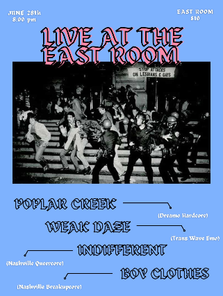 Weak Daze / Boy Clothes / Indifferent / Poplar Creek
