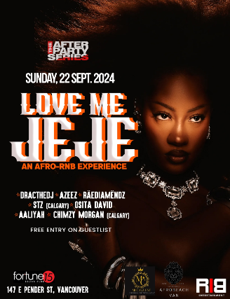 LOVE ME JEJE: AN AFRO-RNB EXPERIENCE