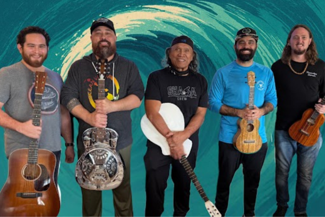 The Wave : Henry Kapono, Tavana, Anthony Pfluke, Danny Carvalho and Ryan Perez