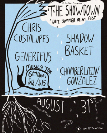 Chris Costalupes and Shadow Basket with Chamberlain/Gonzales at Showdown Saloon – Portland, OR