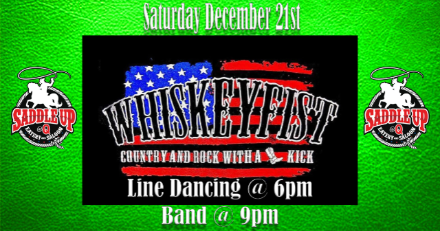 Whiskeyfist Live at Saddle Up @ Q at Saddle Up At Q – Aurora, IL