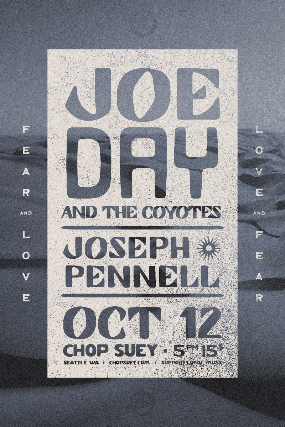 Joe Day and the Coyotes with Joseph Pennell at Chop Suey – Seattle, WA