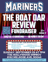 The Boat Oar Review ft. Kirk Fox, Blair Socci, Katherine Blanford,Shapel Lacey, Brandon Wardell, Gavin Matts, Joe Bartnick and more TBA!