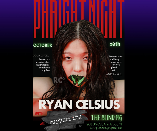 Ryan Celsius, Enokalypse, Rowles Royce at Blind Pig – Ann Arbor, MI