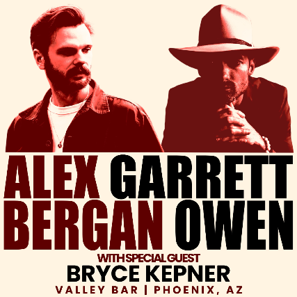 image of ALEX BERGAN AND GARRETT OWEN WITH BRYCE KEPNER image of ALEX BERGAN AND GARRETT OWEN WITH BRYCE KEPNER